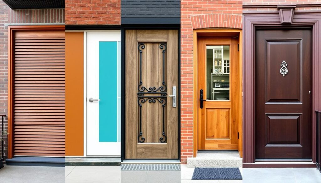 5 apartment inexpensive door designs